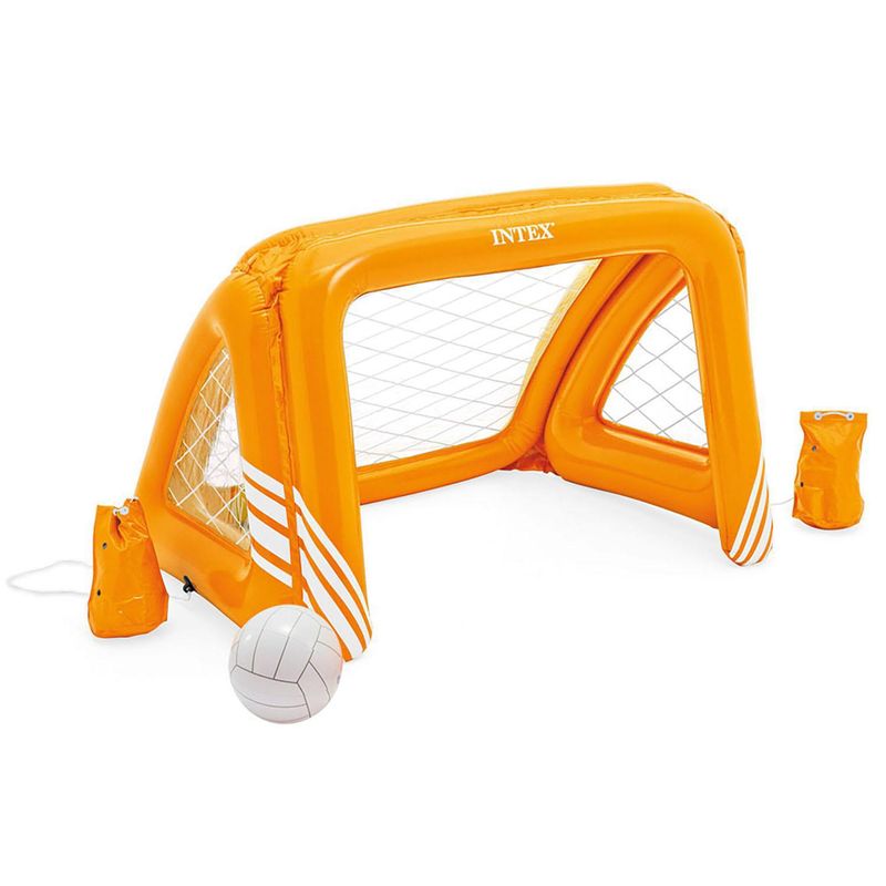 INTEX - Juego para Piscina Polo Acuatico Inflable Amarillo 89x81x140 cm