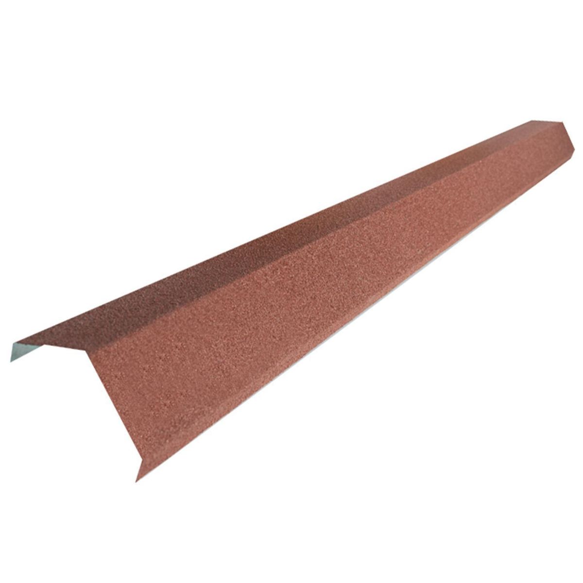 GHS - Caballete Recto Acero Recubierto 25x200 cm 0.4 mm Rojo