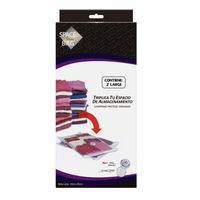 Set 2 Bolsas Almacenaje al Vacío 50x160x75 cm Transparente