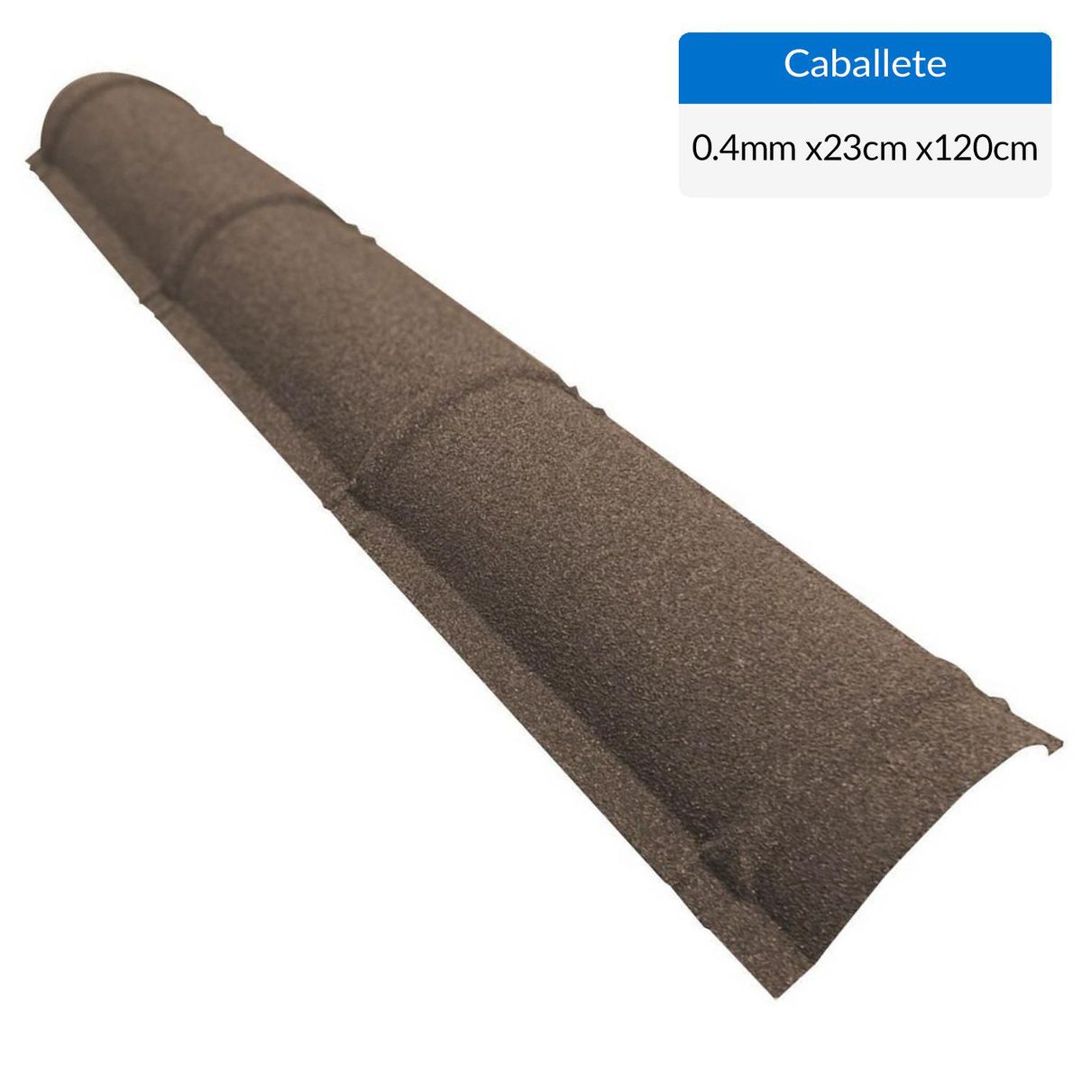 GHS - Caballete Acero Recubierto 23x120 cm 0.4 mm Café