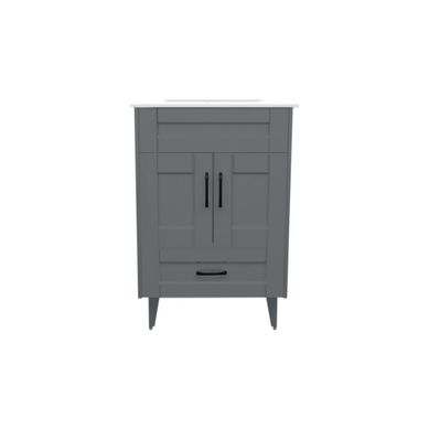 Kit mueble vanitorio Deluxe 50SK P gris 50 cm