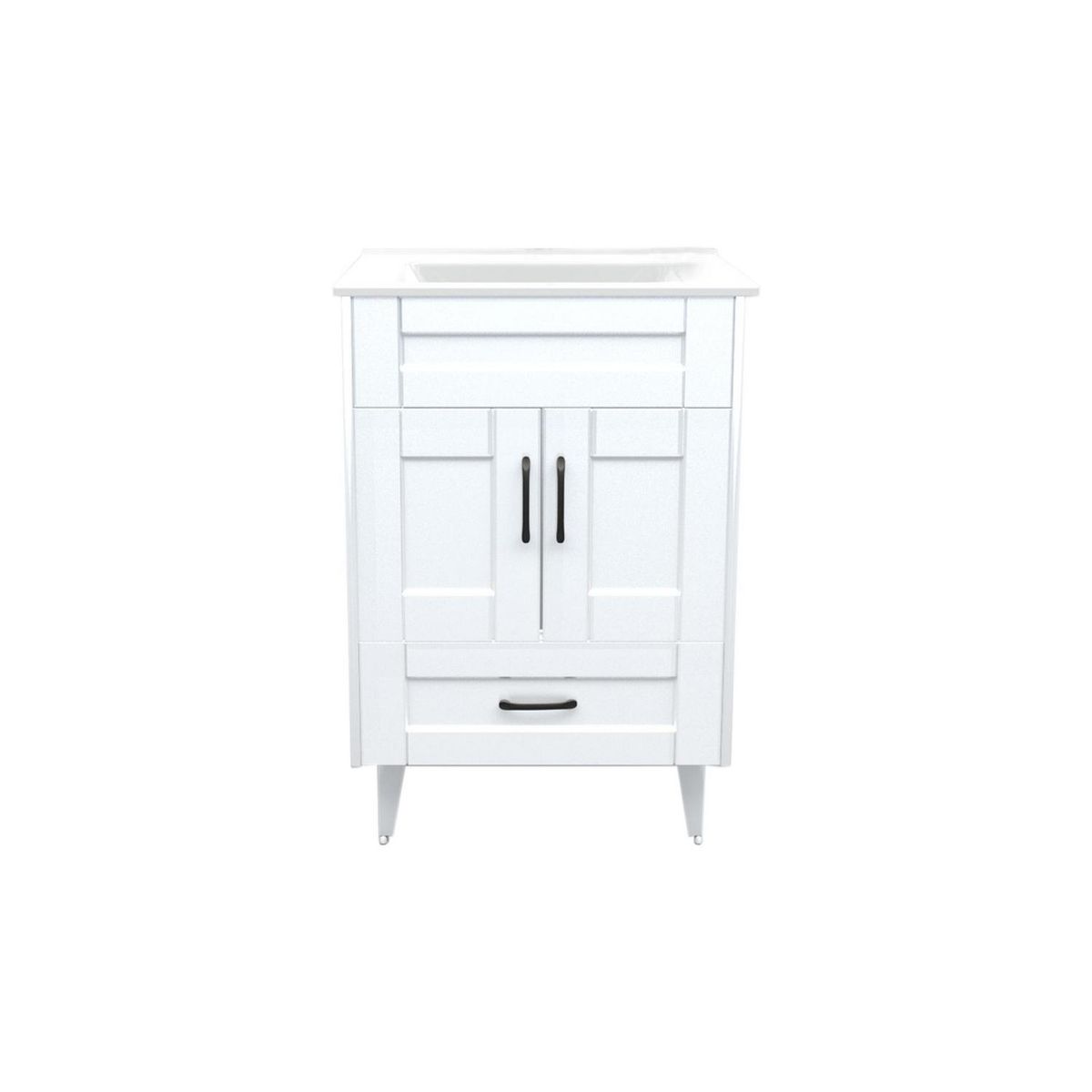 DOMSA - Kit mueble vanitorio Deluxe 50SK P blanco 50 cm