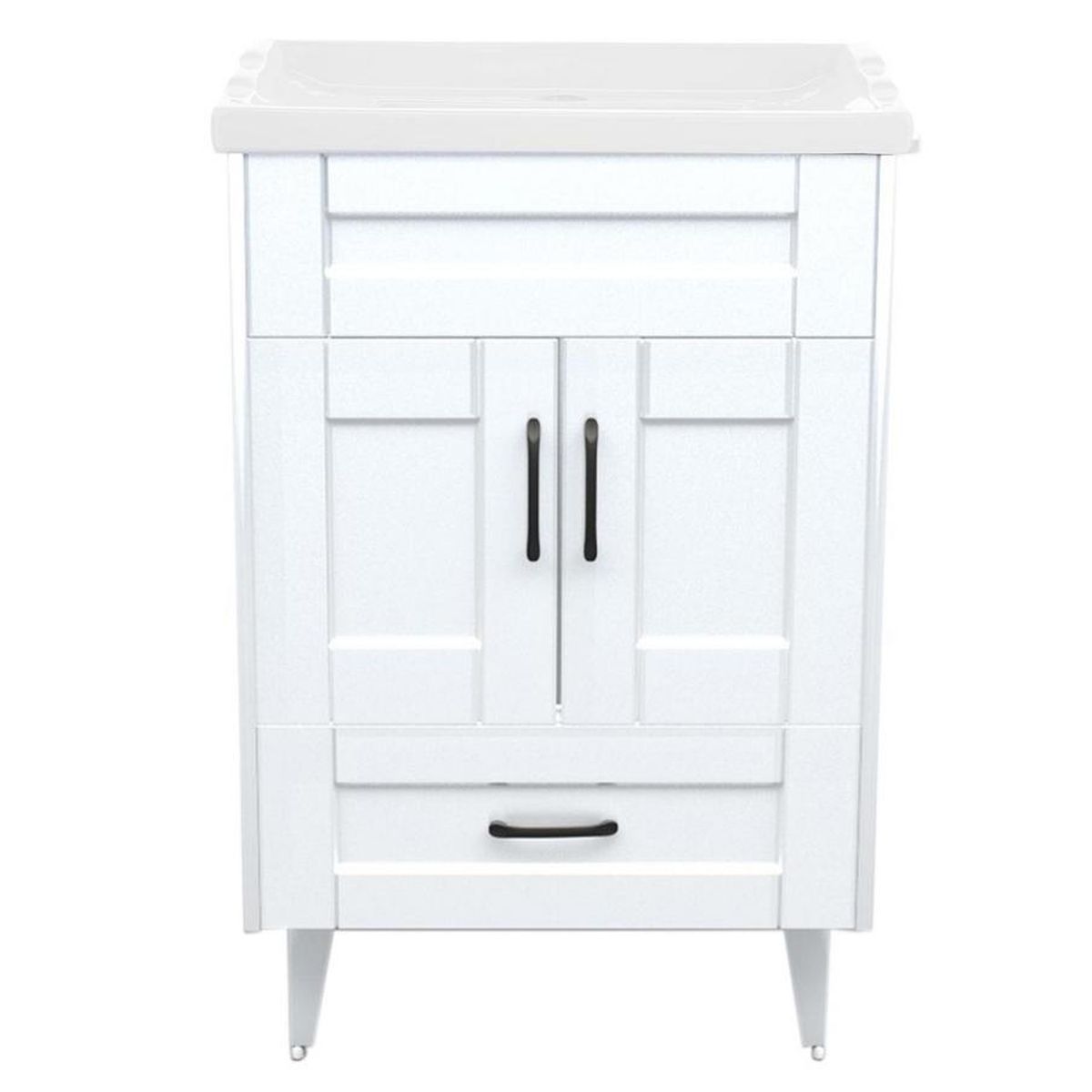DOMSA - Kit mueble vanitorio Deluxe 50SK F Blanco 50 cm