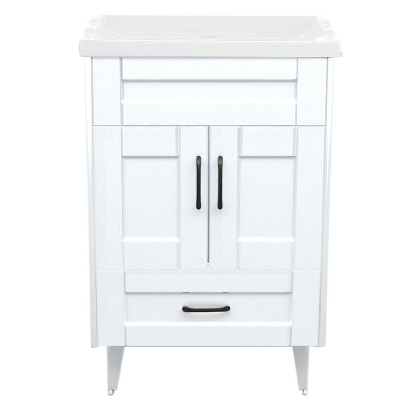 DOMSA - Kit mueble vanitorio Deluxe 50SK F Blanco 50 cm
