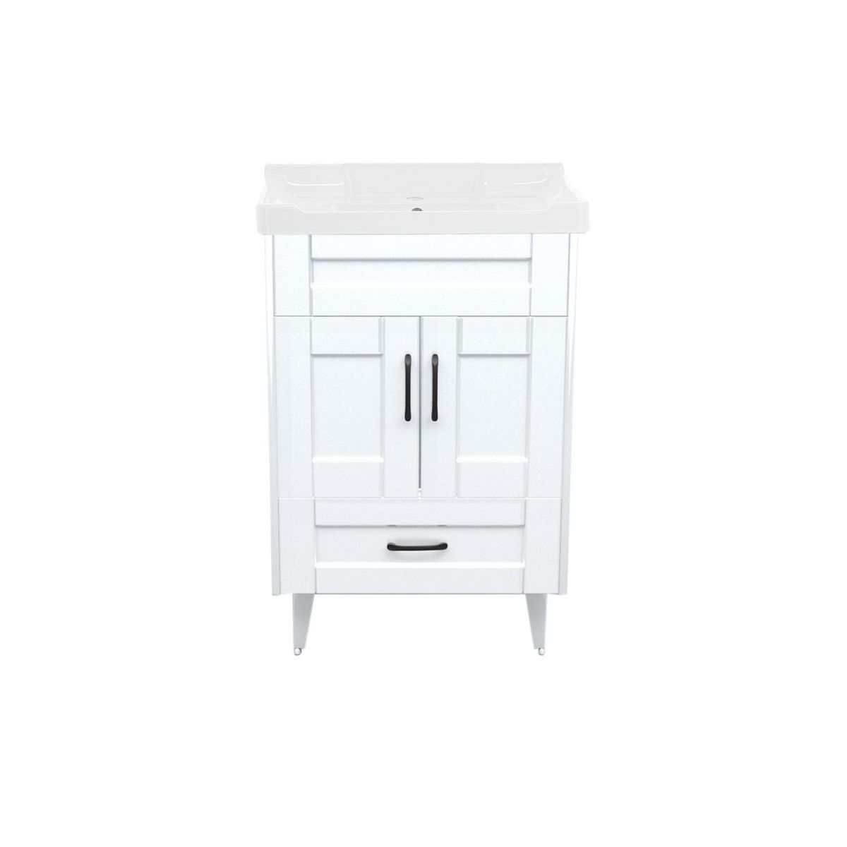 DOMSA - Kit mueble vanitorio Deluxe 50SK 856-50 blanco 50cm