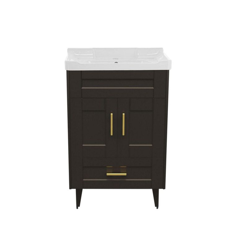 Kit mueble vanitorio Deluxe 50SK 856-50 café 50 cm