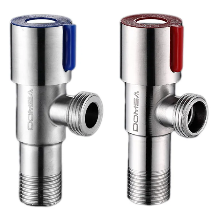 Llave Angular 1/2 Agua Fría Caliente Cromado