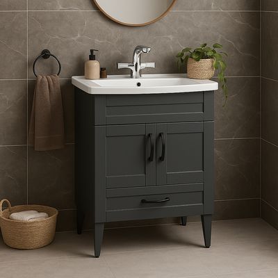 Imagen 2 del producto Kit mueble vanitorio Deluxe 50SK F gris 50 cm