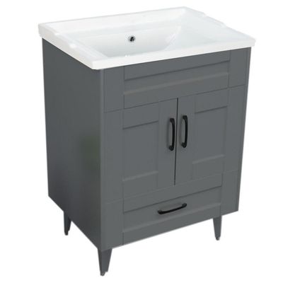 Imagen 2 del producto Kit mueble vanitorio Deluxe B60SK F gris 60 cm