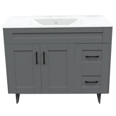 Kit mueble vanitorio Deluxe 100SK P gris 100 cm