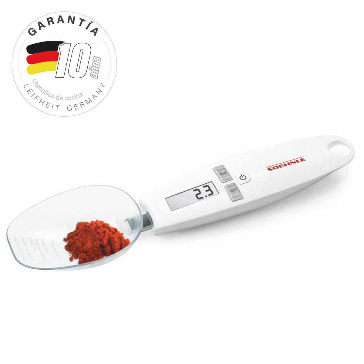 LEIFHEIT - Balanza cuchara medidora de alta precisión