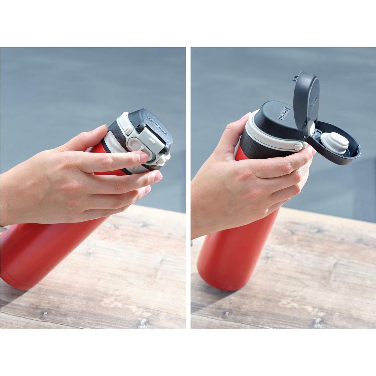 LEIFHEIT - Mug térmico 600 ml duración 6 horas rojo