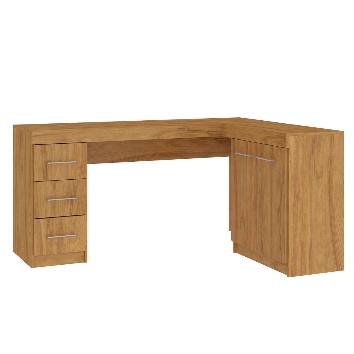 VEKKAHOME - Escritorio España Café 152x75x45 cm