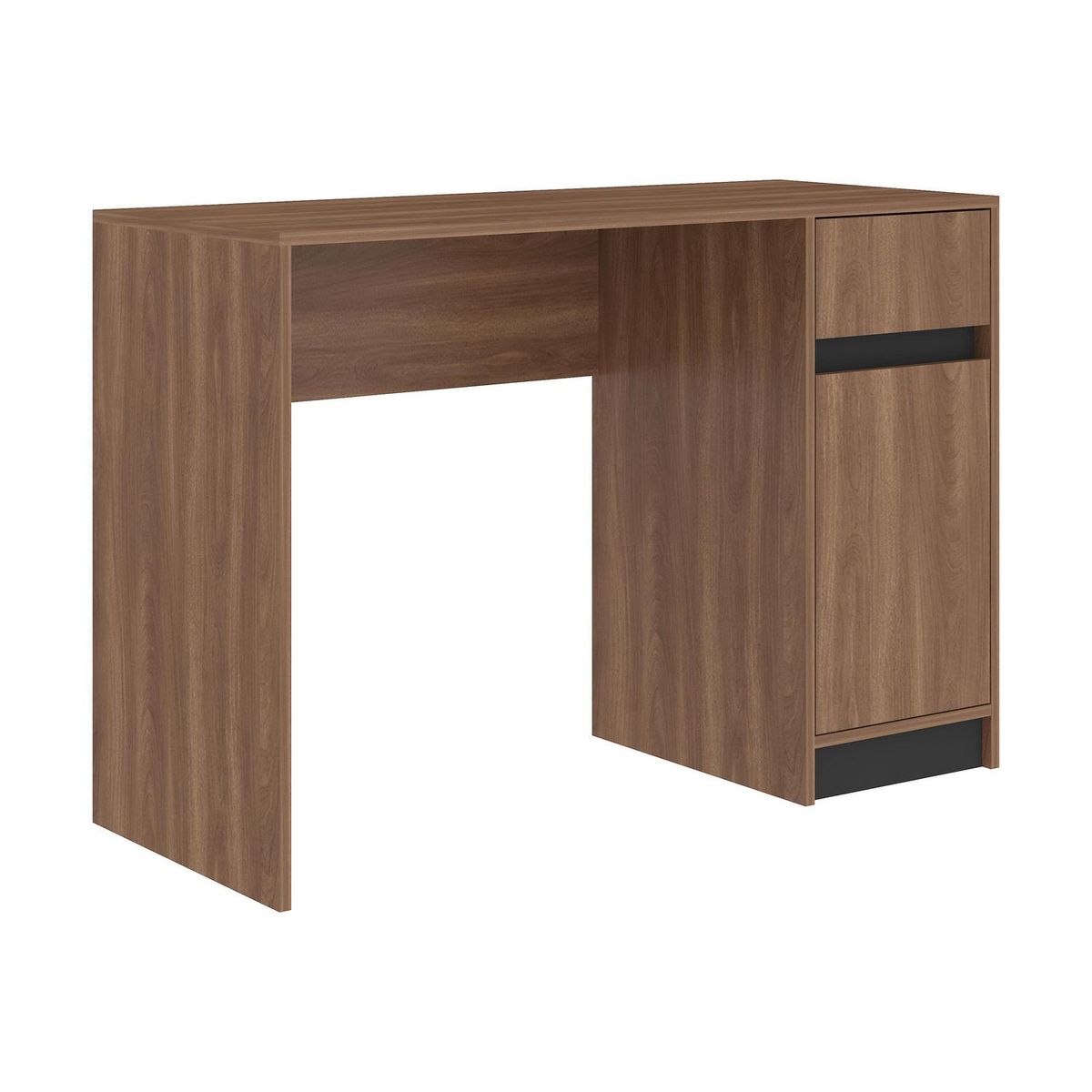 VEKKAHOME - Escritorio Morada Gris 109x75x45.1 cm