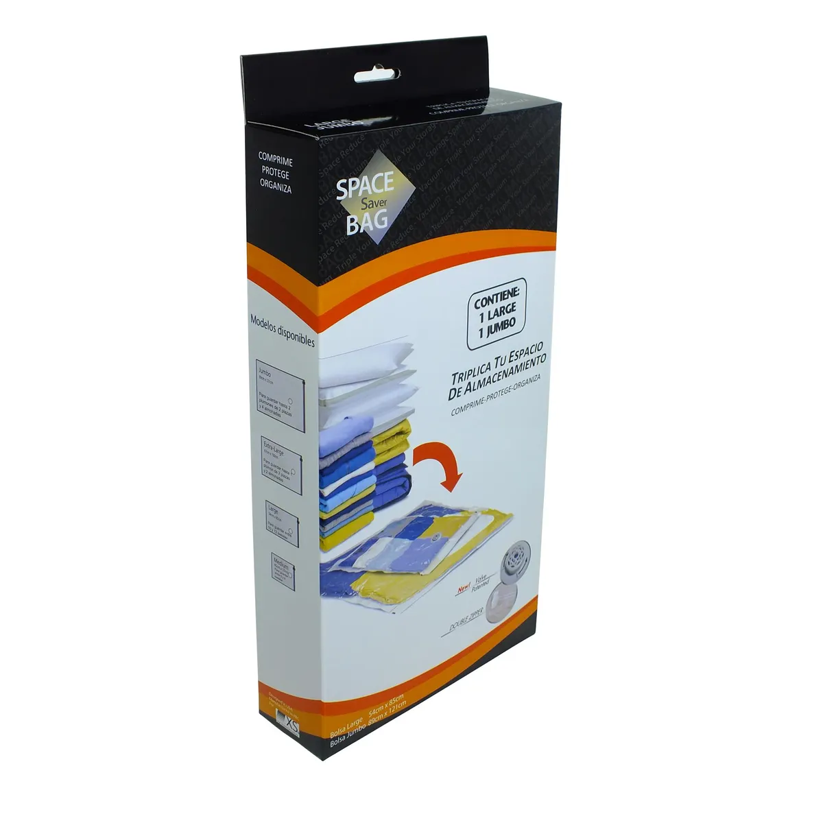SPACE BAG - Bolsa Almacenaje al Vacío 86x86x56 cm Transparente