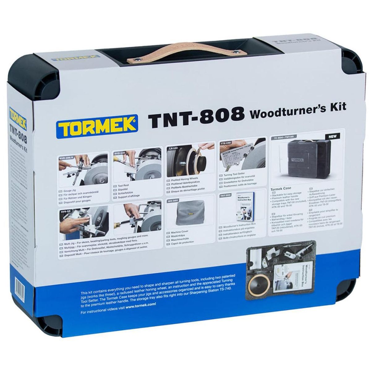 TORMEK - Maletín TNT-808 con Guías para Gubias en T4-T8