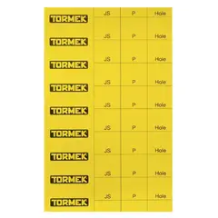 TORMEK - Etiquetas PL-01 para Anotación de Ángulos en Gubias