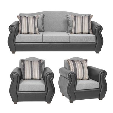 Living violeta 3.1.1 tela pu gris claro