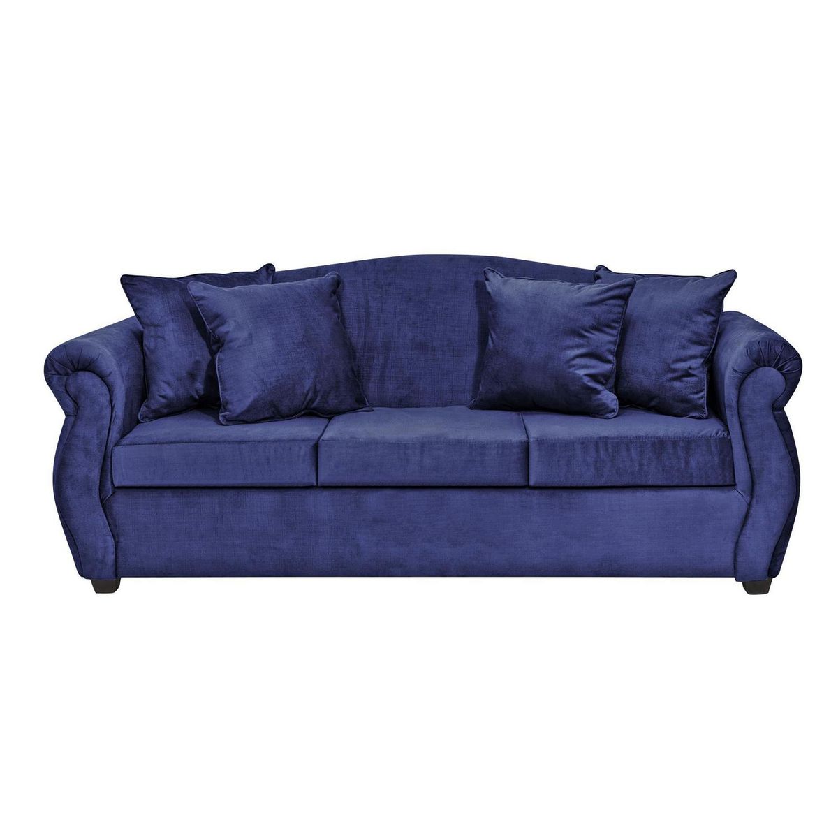 INTERMUEBLES - Living 3 cuerpos Violeta 210x93x83 cm Azul