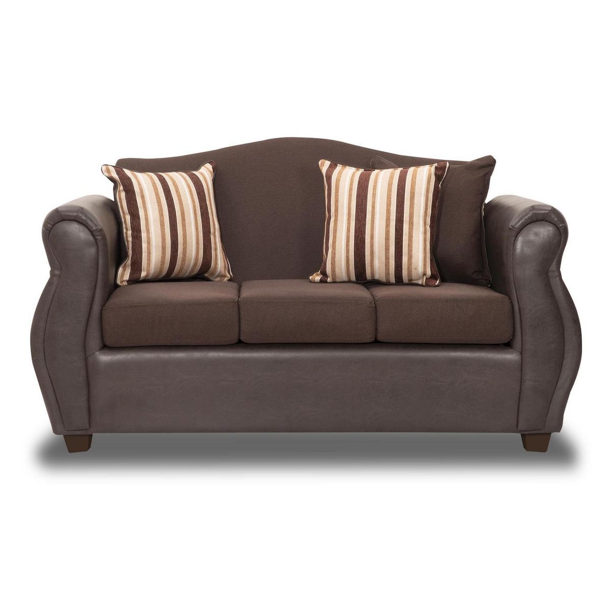 INTERMUEBLES - Living 5 cuerpos Violeta 157x93x83 cm Café