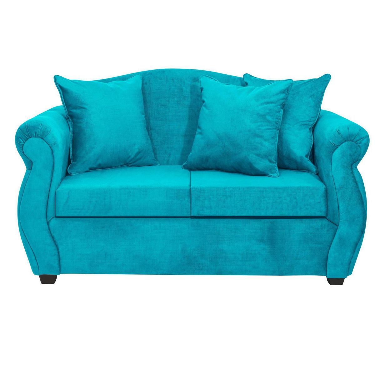 INTERMUEBLES - Living 4 cuerpos Violeta 150x93x83 cm Azul