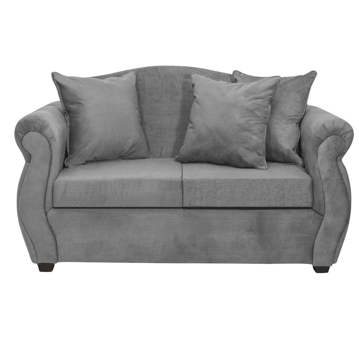 INTERMUEBLES - Living 4 cuerpos Violeta 150x93x83 cm Gris
