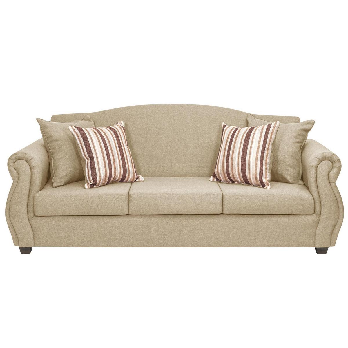 INTERMUEBLES - Living 3 cuerpos Violeta 210x93x83 cm Beige