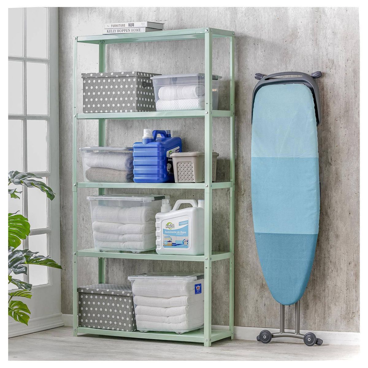 AR SHELVING - Estante Colour Acero 5 Nivel(es) 90x172x30 cm Verde