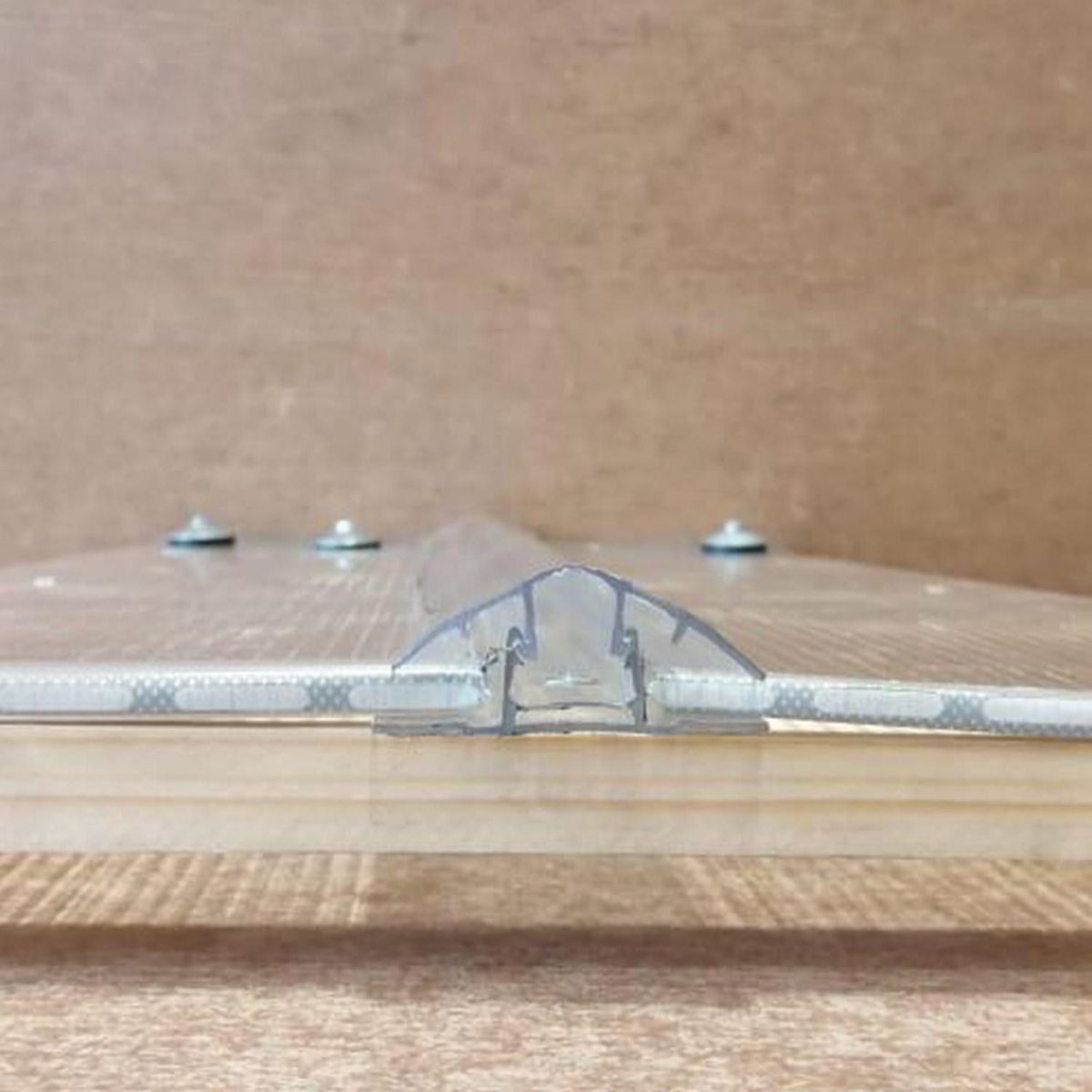 FEMOGLAS - Perfil H Clipeado Policarbonato 12 mm 60x290 cm Transparente