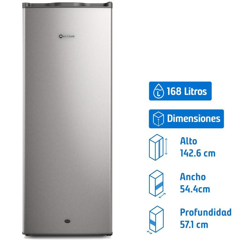 Freezer Vertical 157 Litros Inox M-265V