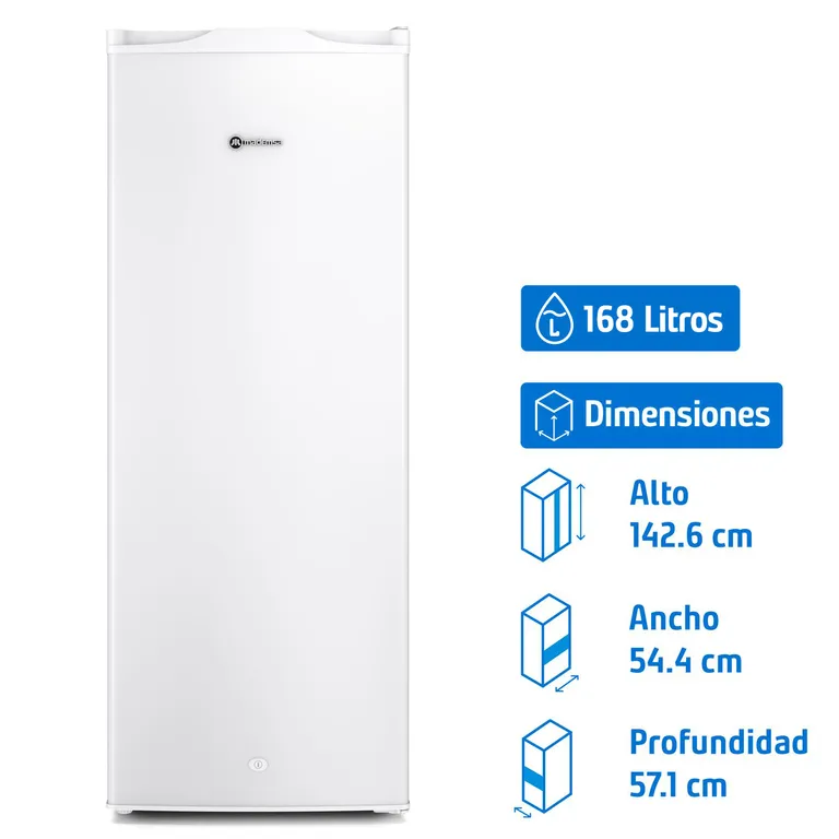 MADEMSA Freezer Vertical 157 Litros Blanco MFV 645 B