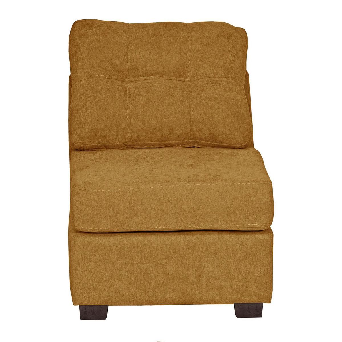 INTERMUEBLES - Sofá Seccional 4 cuerpos Santi 170x95x90 cm Mostaza