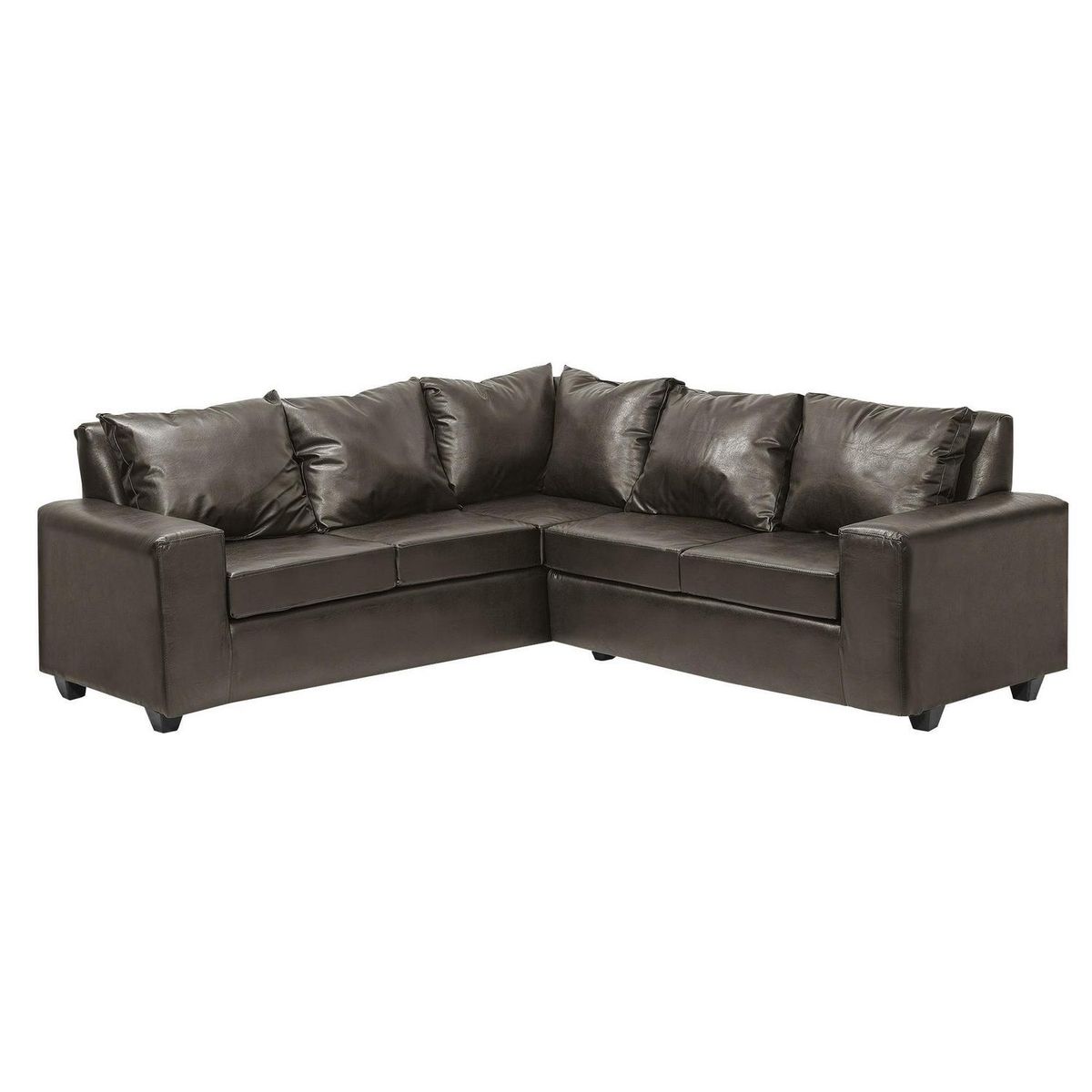 INTERMUEBLES - Sofá Seccional 5 cuerpos Kahlo 220x84x80 cm Café