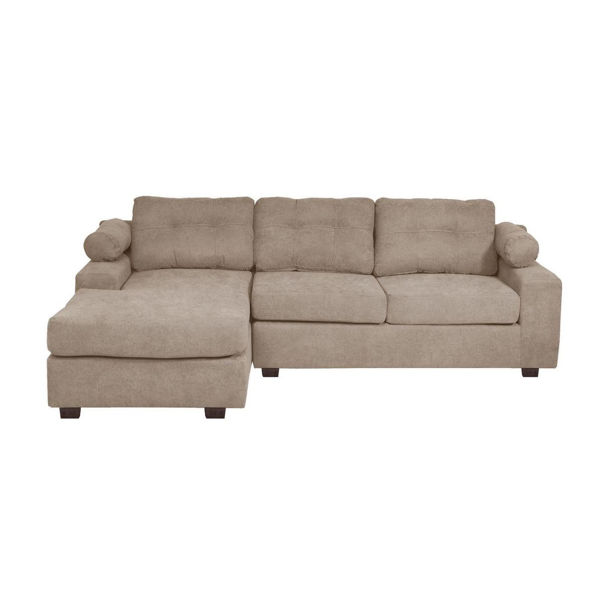 INTERMUEBLES - Sofá Seccional 3 cuerpos Santi 170x95x90 cm Beige