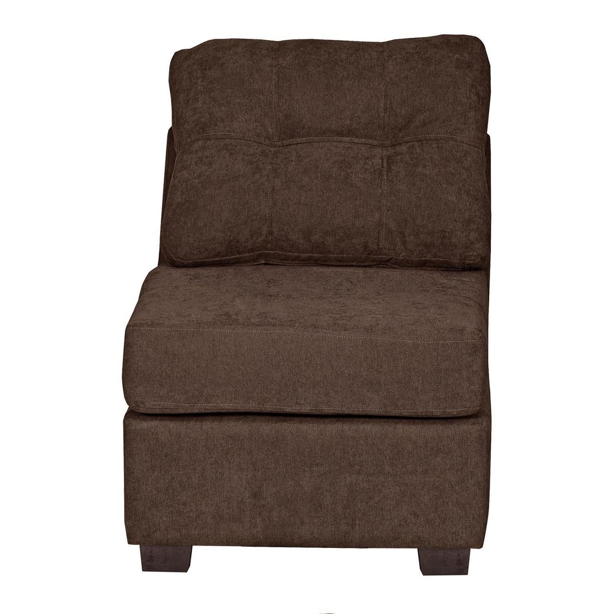 INNOVAMUEBLES - Sofá Seccional 4 cuerpos Santi 170x95x90 cm Chocolate