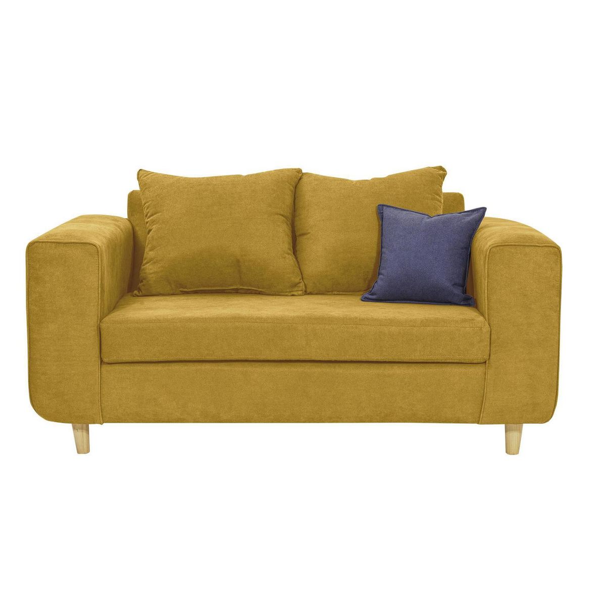 INTERMUEBLES - Living 4 cuerpos Eagle 165x81x89 cm Amarillo