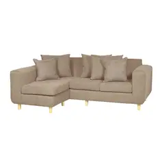 INNOVAMUEBLES - Sofá Seccional 4 cuerpos Eagle 222x81x89 cm Arena