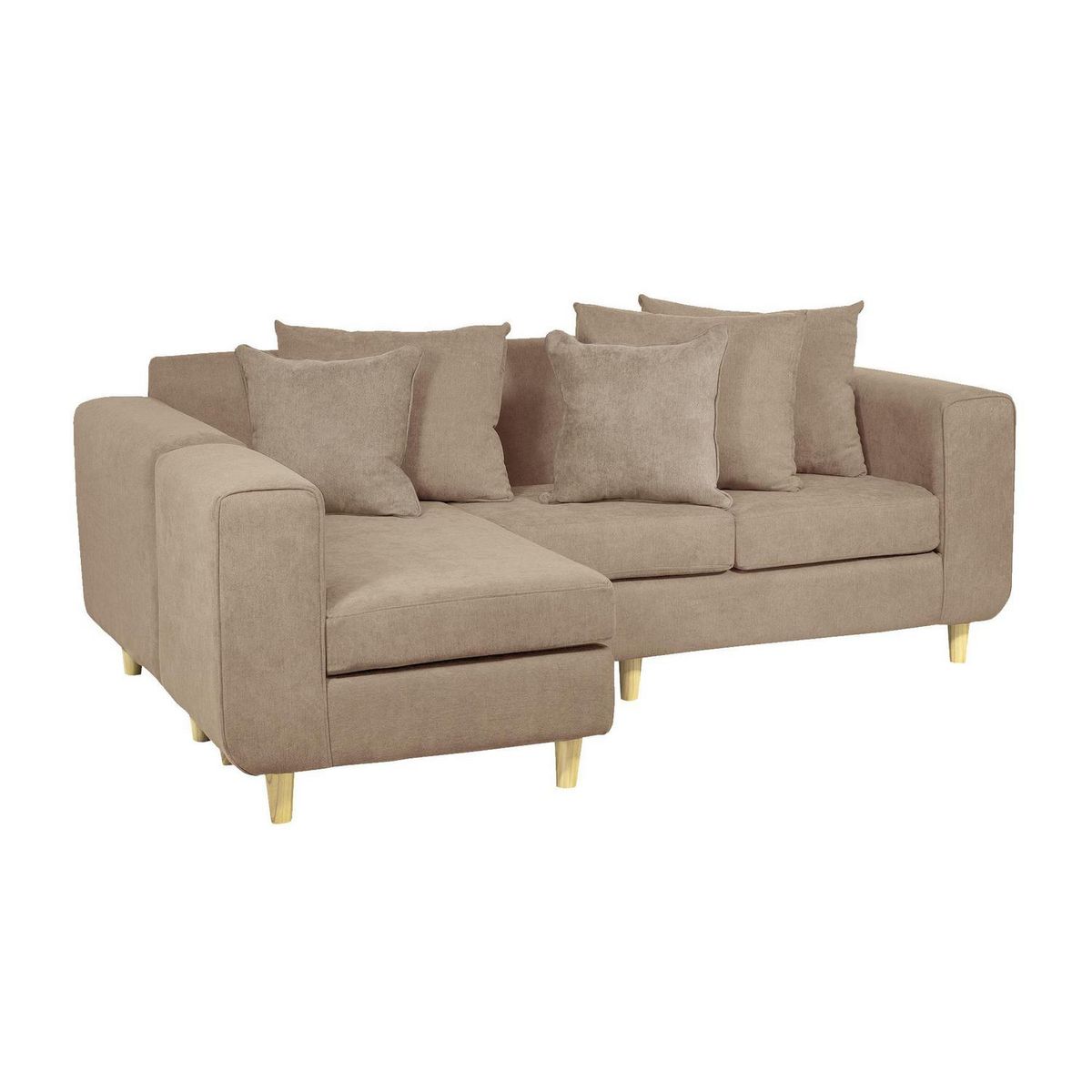 INNOVAMUEBLES - Sofá Seccional 4 cuerpos Eagle 222x81x89 cm Arena