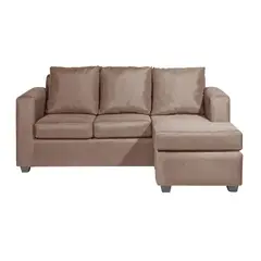 INNOVAMUEBLES - Sofá Seccional 4 cuerpos Marco 186x87x80 cm Beige