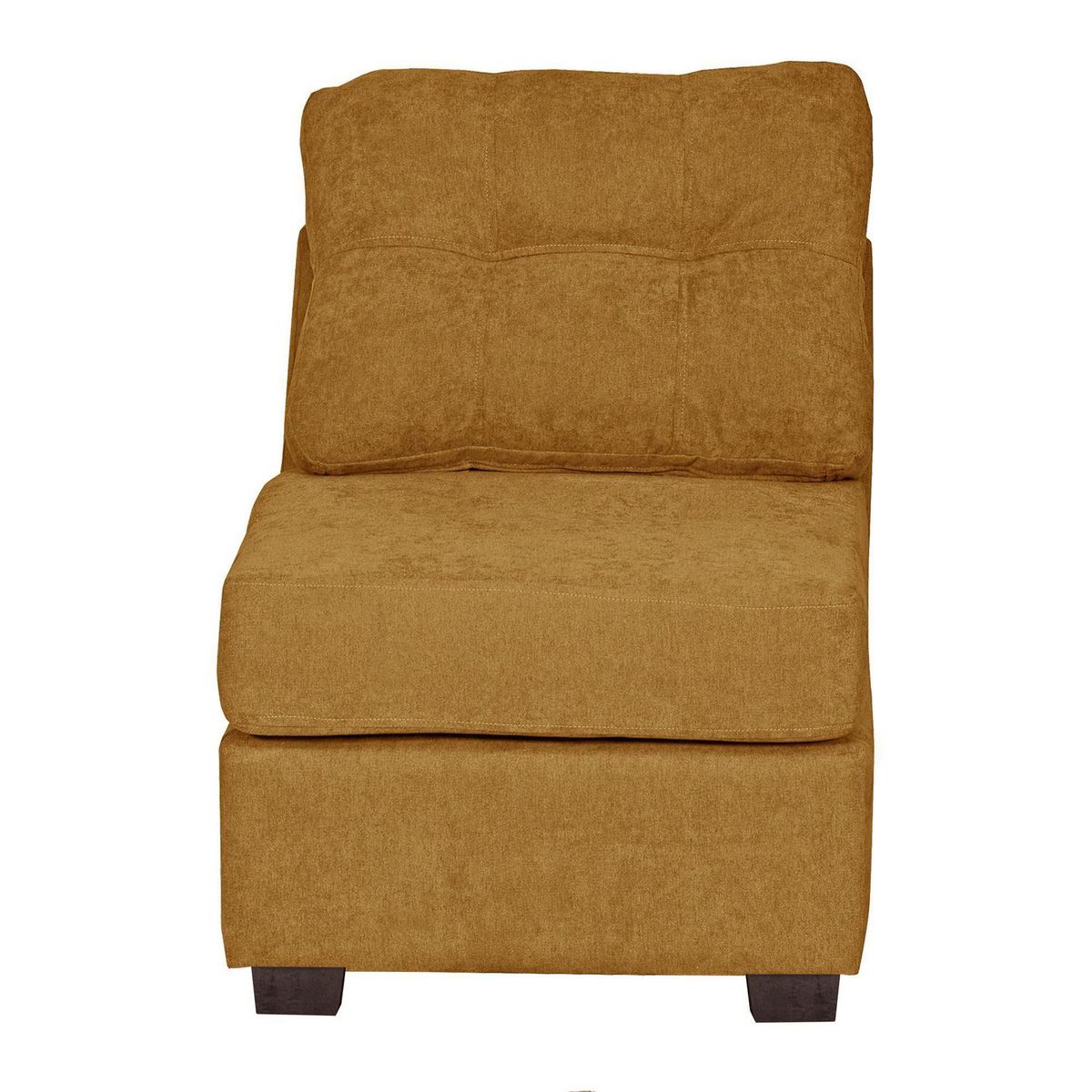 INTERMUEBLES - Sofá Seccional 4 cuerpos Santi 170x95x90 cm Amarillo