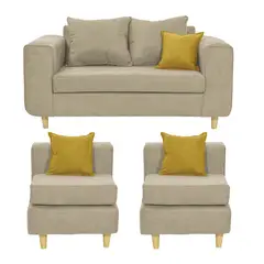 INNOVAMUEBLES - Living 2 cuerpos Eagle 165x81x89 cm Arena