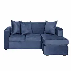 INNOVAMUEBLES - Sofá Seccional 4 cuerpos Marco 186x87x80 cm Azul