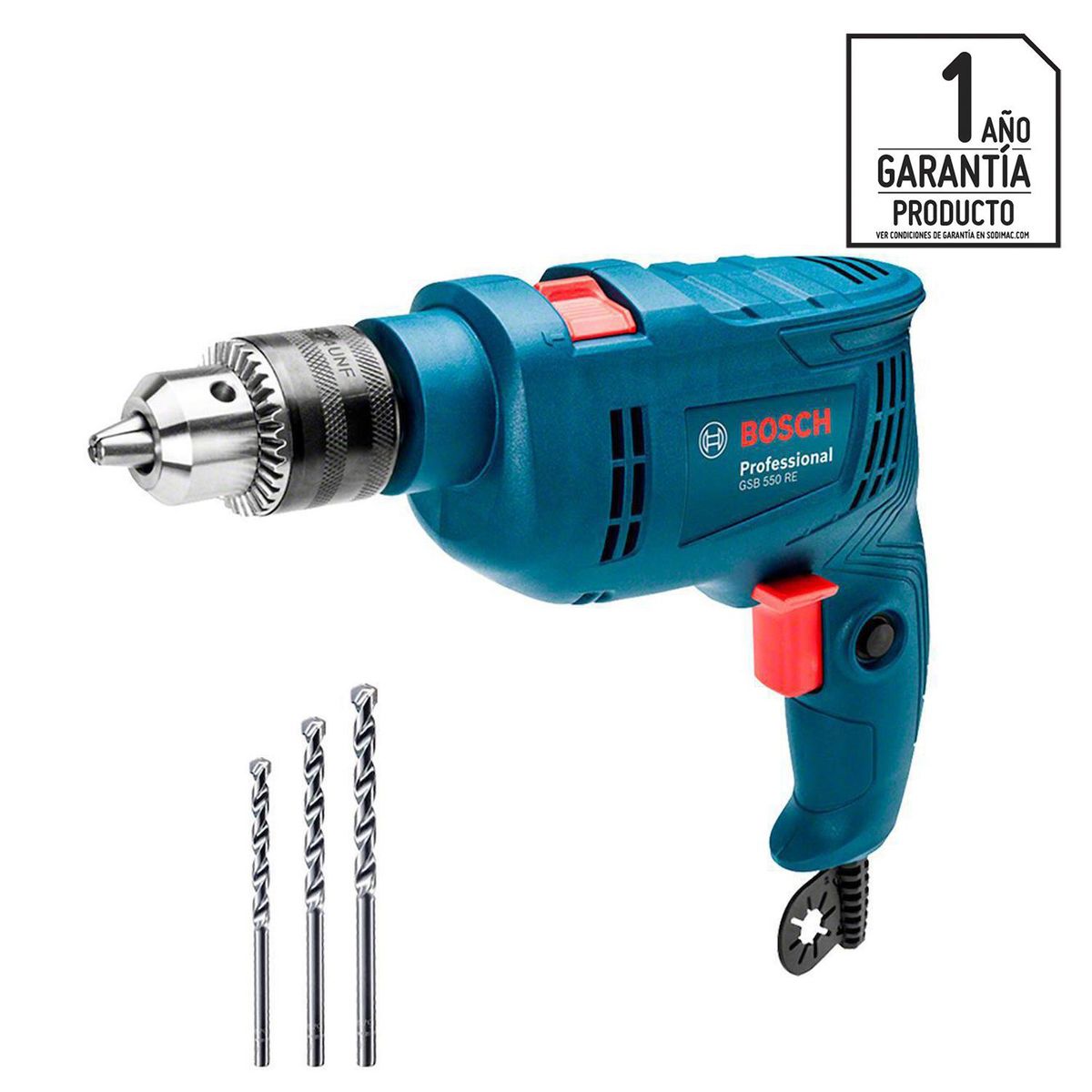 BOSCH - Taladro Percutor 13 mm 550 W 220 V