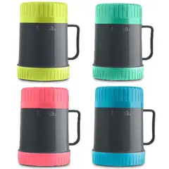 MEGA - Termo para Comida 430 ml Vidrio Negro/ Colores