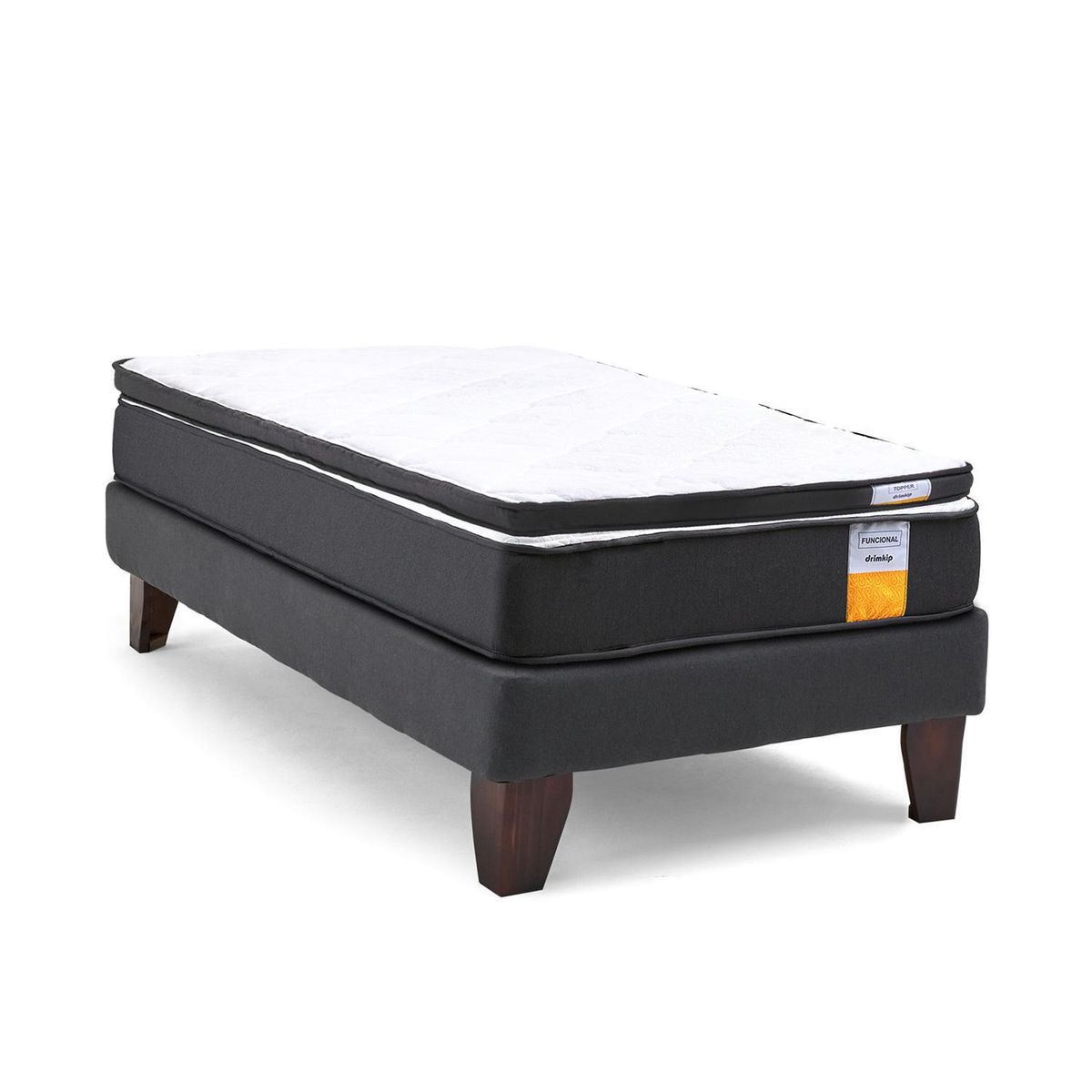 DRIMKIP - Cama Europea funcional 1 pl + topper