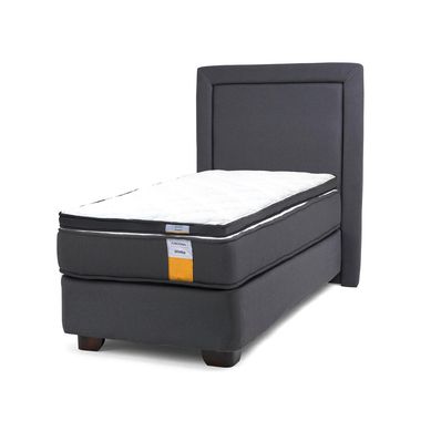Cama Americana funcional 1 pl + respaldo + topper