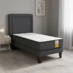 DRIMKIP - Cama Europea Funcional 1.5 Pl Plus + Respaldo
