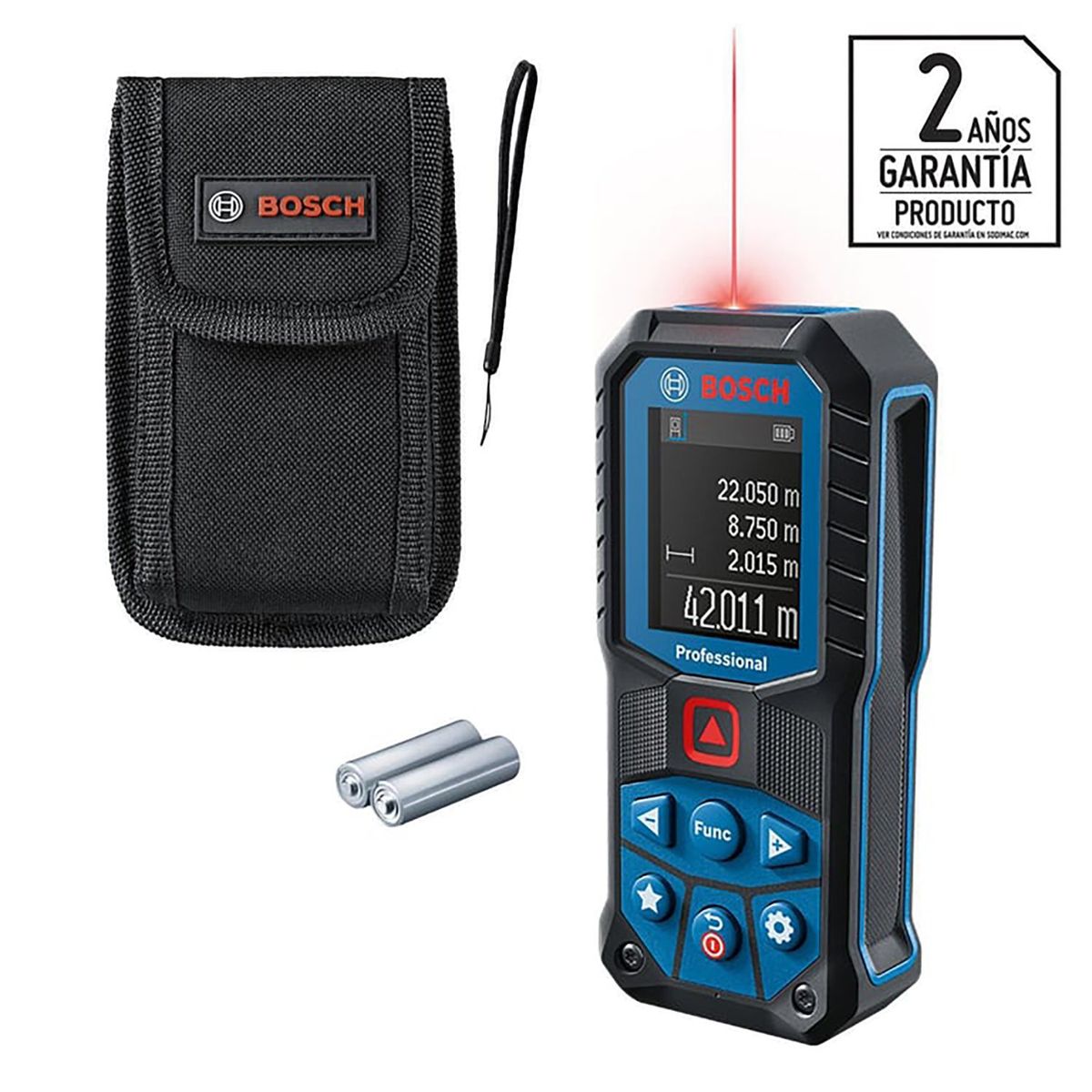 BOSCH - Medidor láser Bosch GLM 50-22 alcance 50 metros