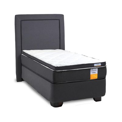 Imagen 2 del producto Cama Americana Funcional 1.5 Pl + Respaldo + Topper