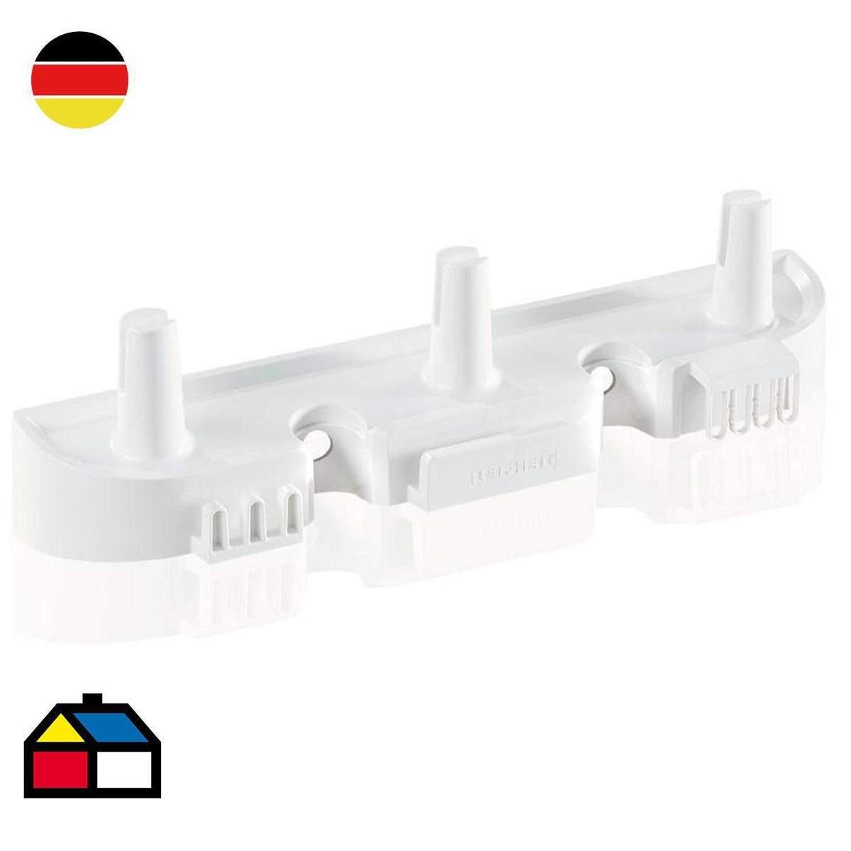 LEIFHEIT - Organizador de Escobillones Leifheit Click System Fijación Pared